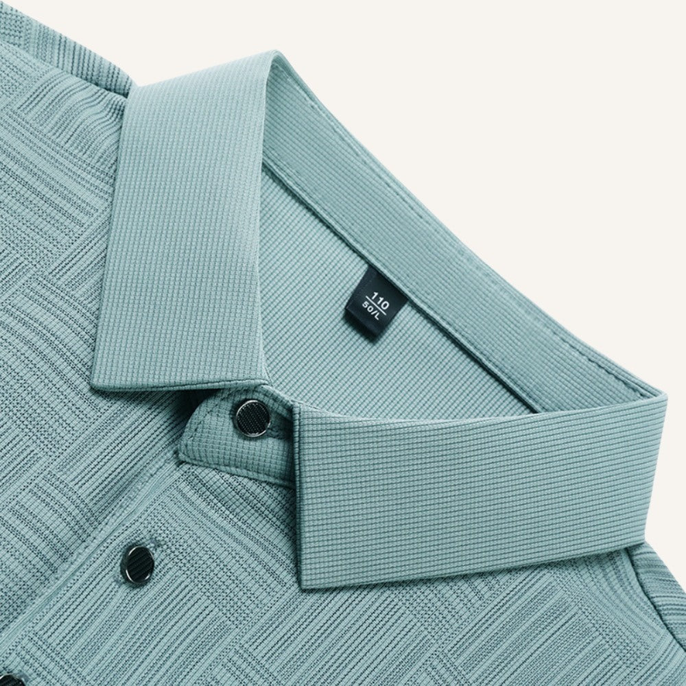 Minimal Poloshirt Coastal Line