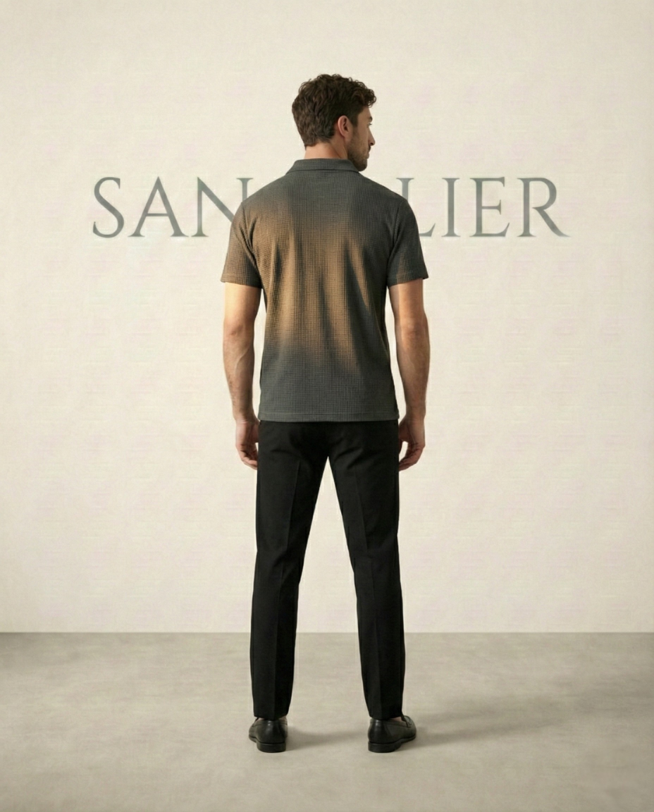 Herren Old Money Polo – Arrevier (knitterfrei)