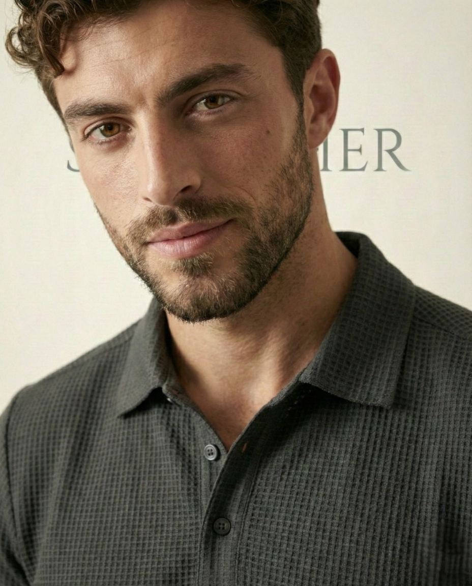 Herren Old Money Polo – Arrevier (knitterfrei)