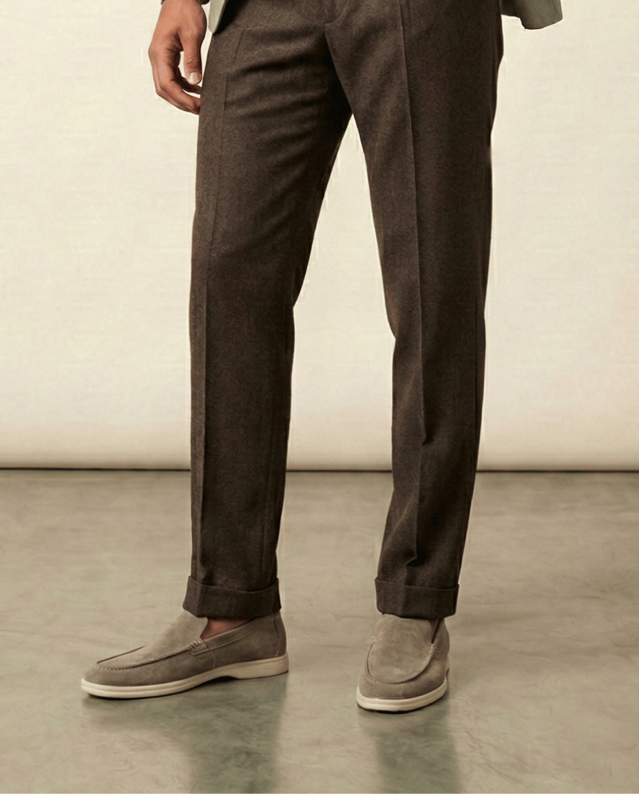 Riviera Veloursleder-Loafer Classic Form