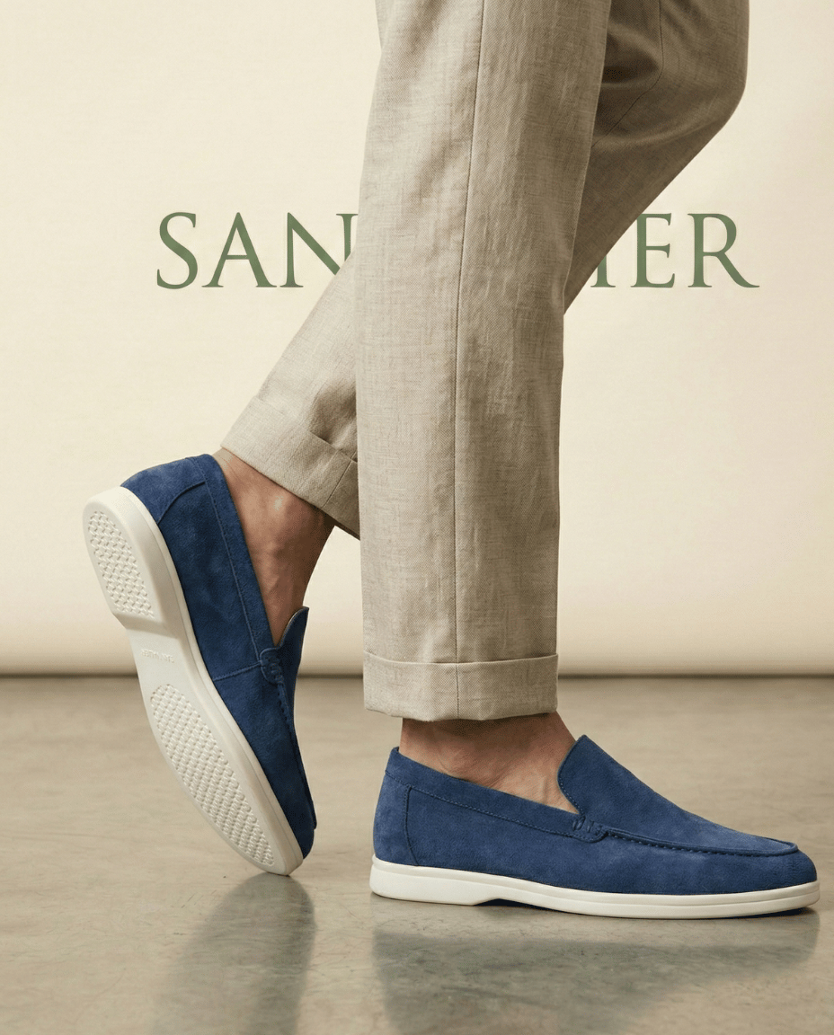 Riviera Veloursleder-Loafer Classic Form