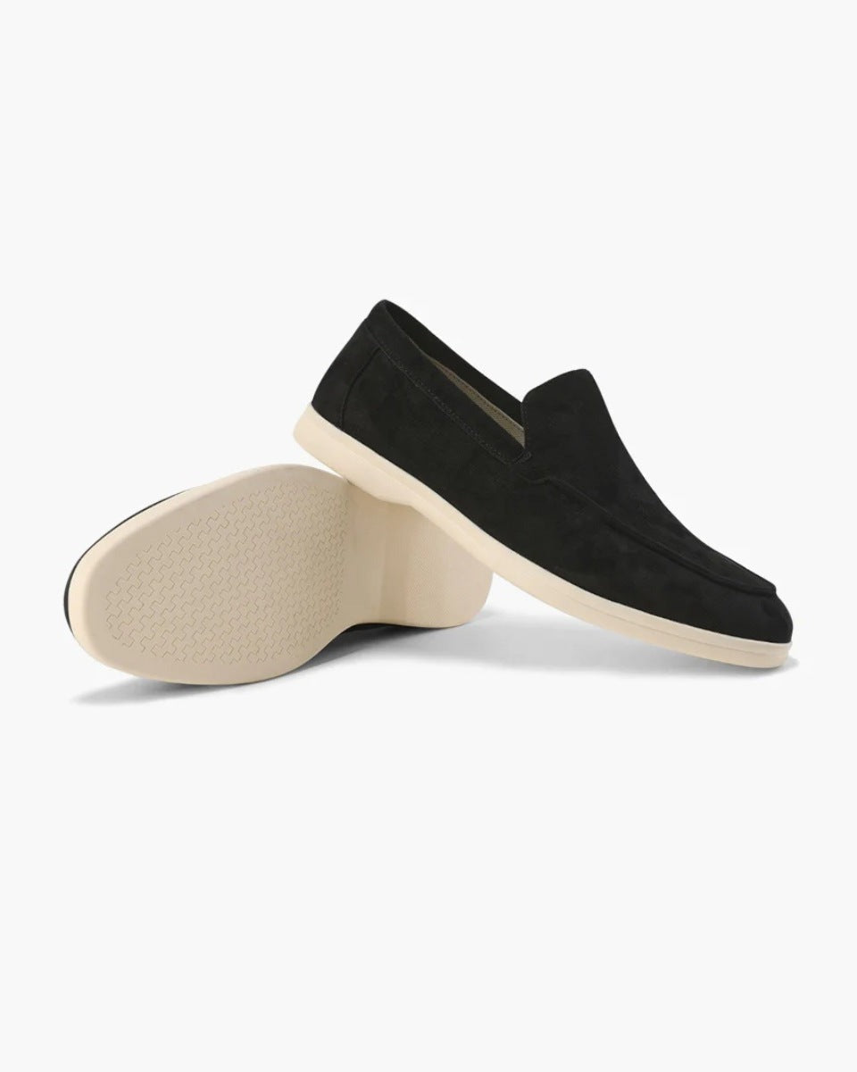 Riviera Veloursleder-Loafer Classic Form