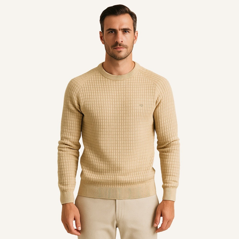 Strukturierter Strickpullover Heritage