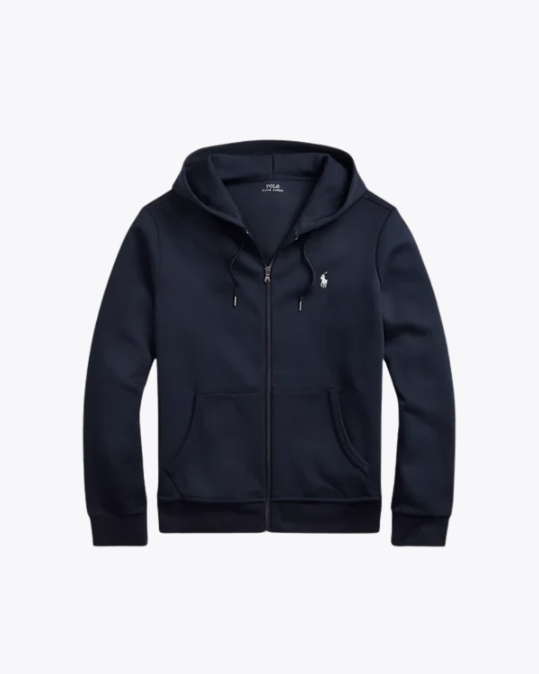 Double-Knit-Hoodie mit Reißverschluss